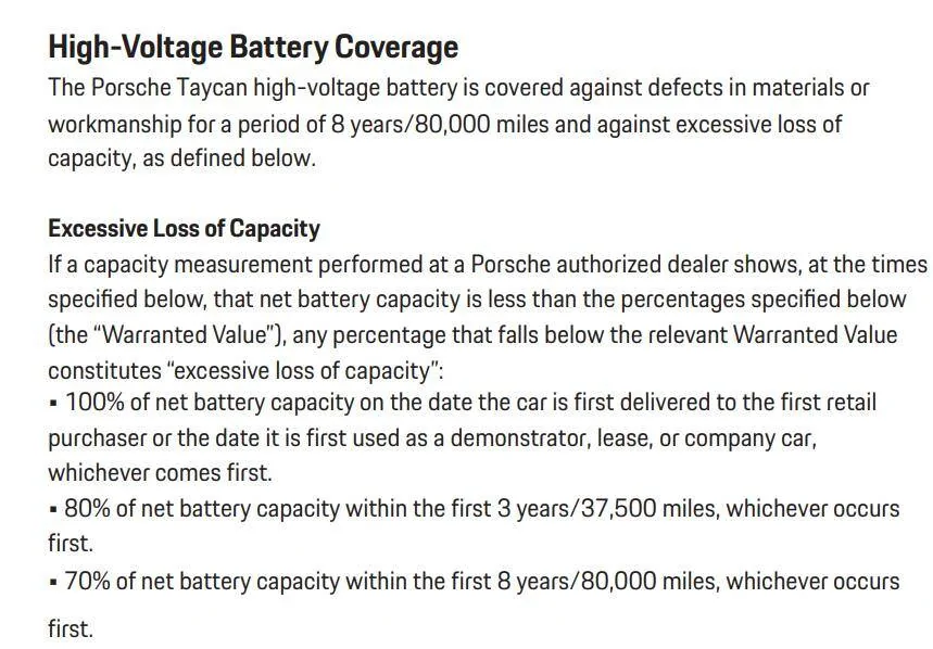 Porsche Taycan 🔋 Baseline for HV Battery SoH Performance (Battery Degradation Data by Taycan Owners) 1692757684808