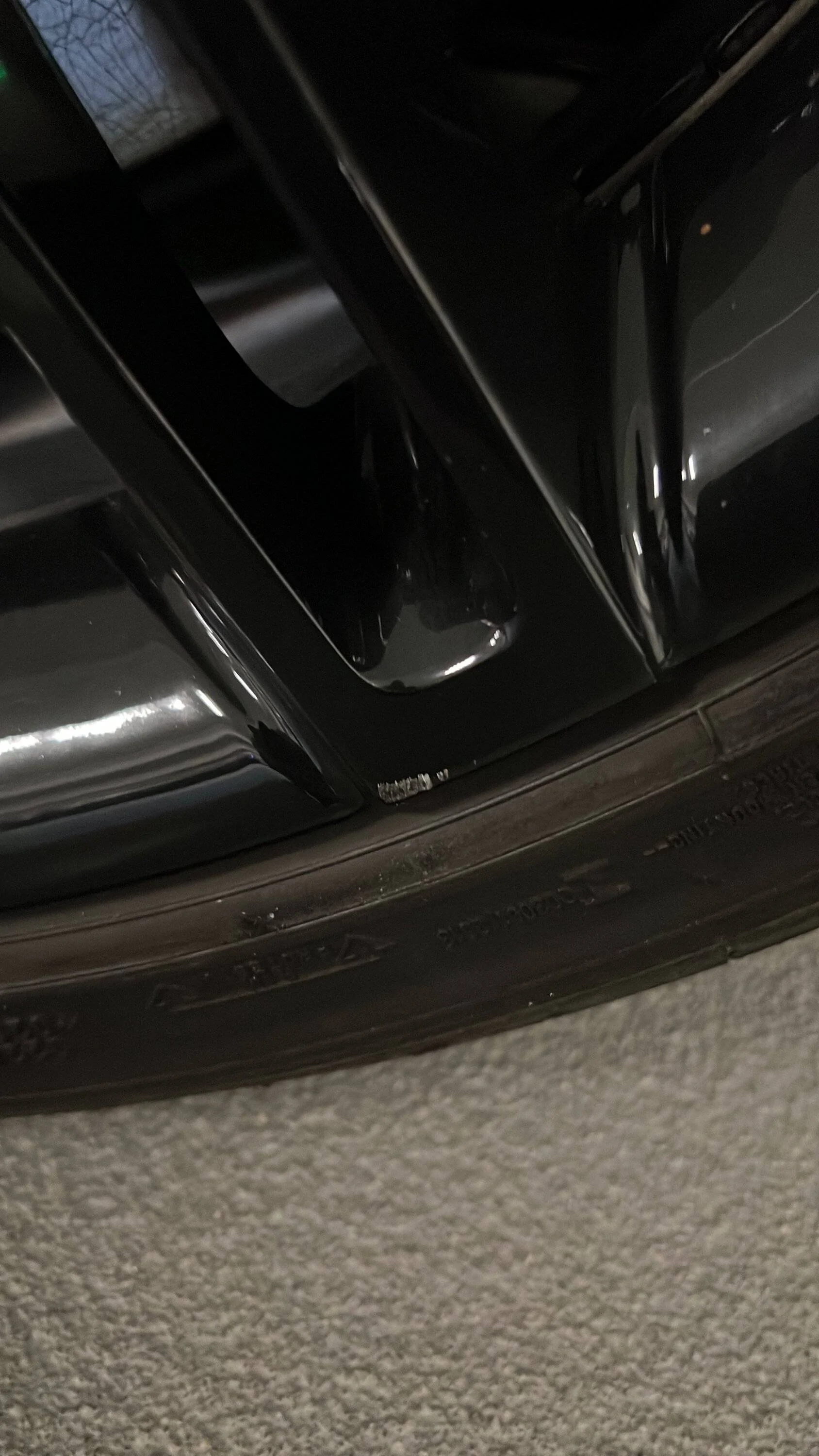 Porsche Taycan HELP! Just scuffed my alloys what shall I do! 23527B83-104E-43F6-8FE2-73EB5C037353