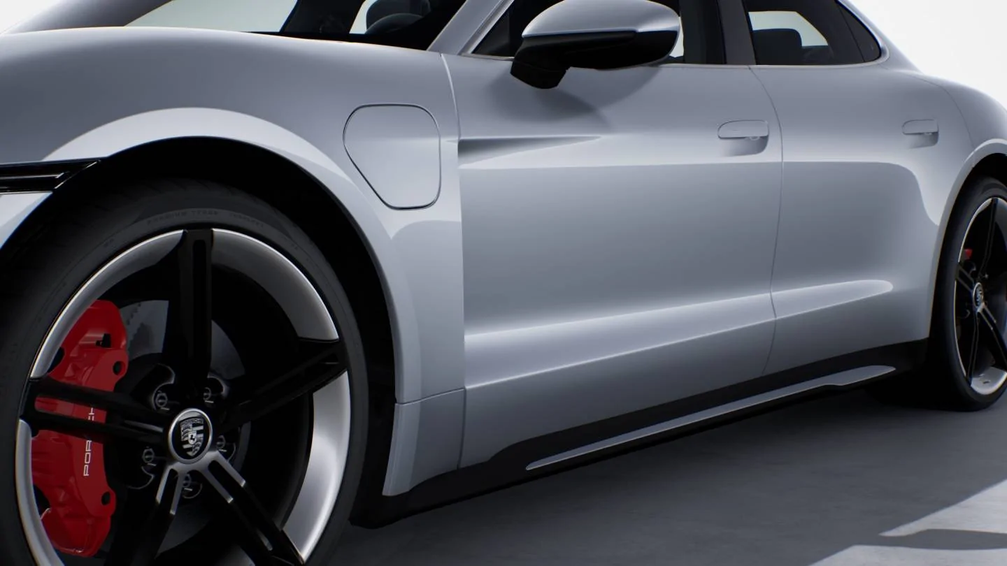 Porsche Taycan What option is this? Sport design Sideskirts option