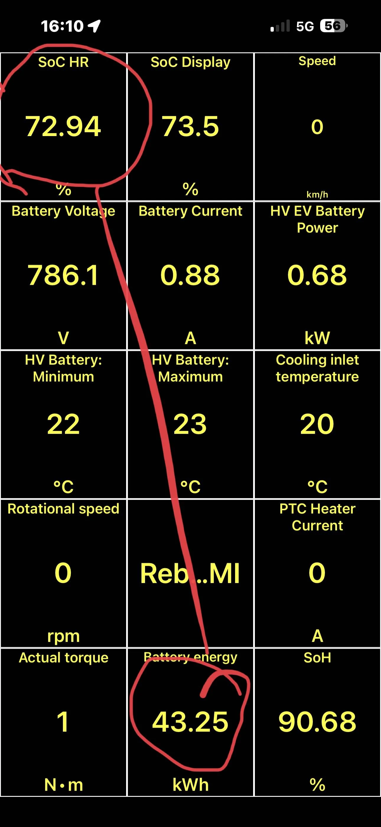 Porsche Taycan 🔋 Baseline for HV Battery SoH Performance (Battery Degradation Data by Taycan Owners) IMG_0781