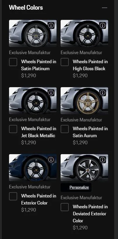 Porsche Taycan Mission E Wheels - White or Gray? 1693944349712