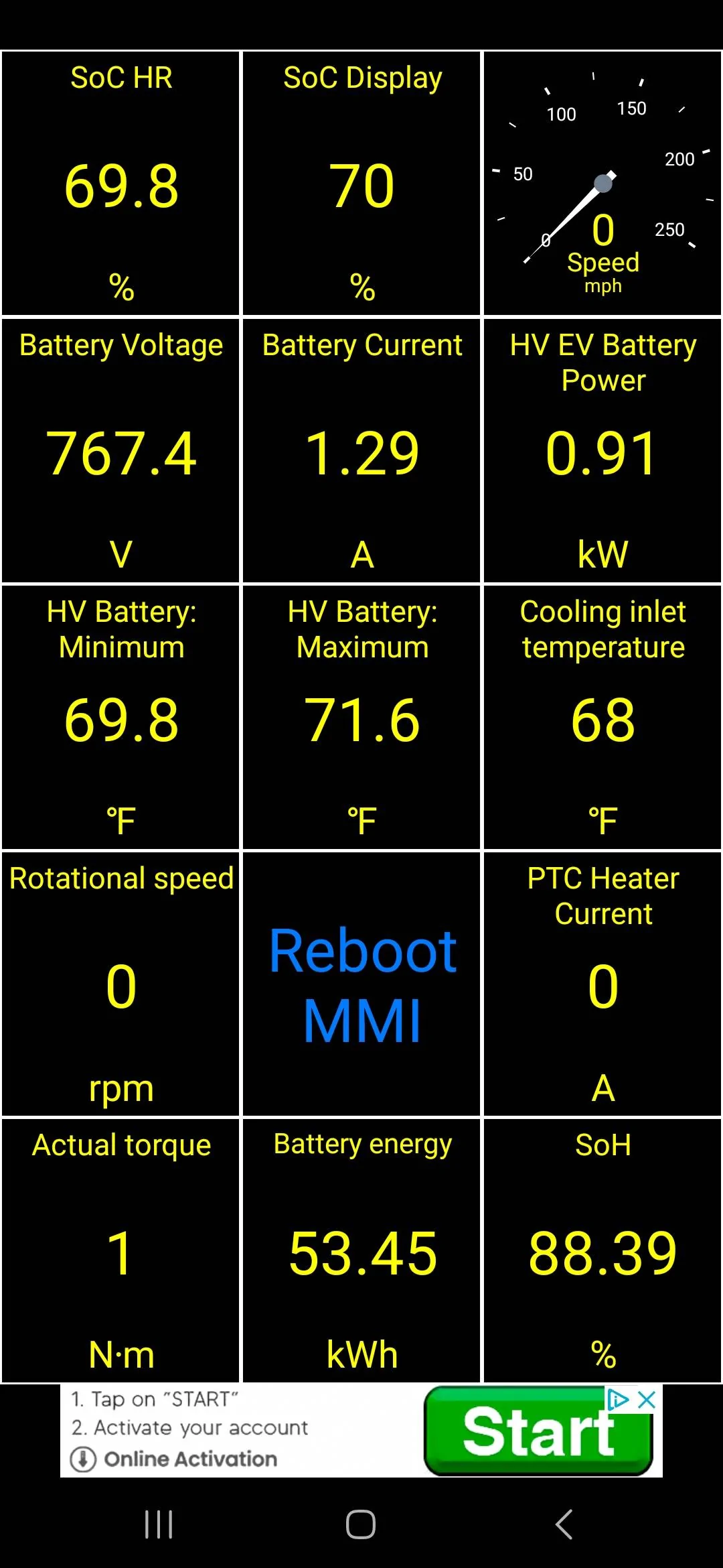 Porsche Taycan 🔋 Baseline for HV Battery SoH Performance (Battery Degradation Data by Taycan Owners) soh_20230909_205500