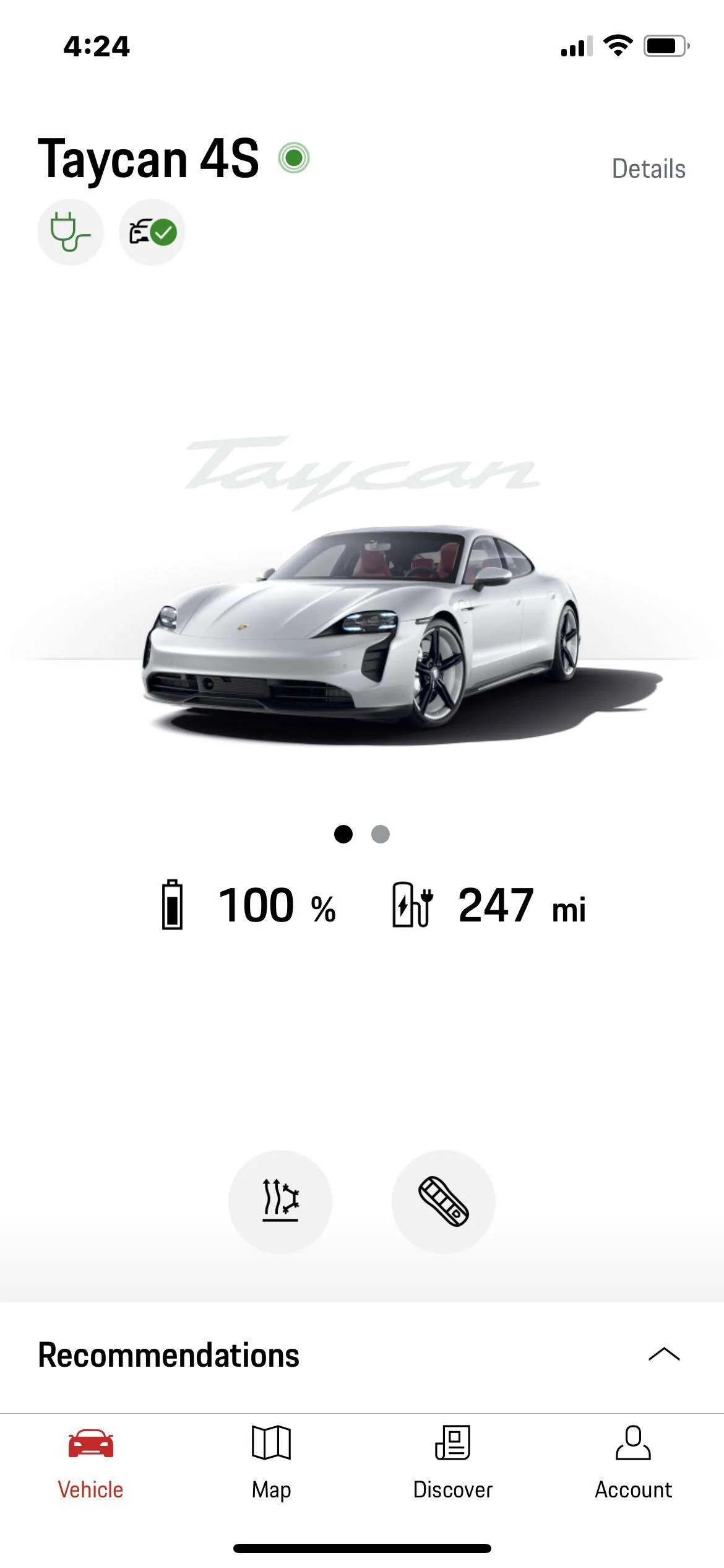 Porsche Taycan General range impression of my first long trip in 2021 4S. IMG_3057