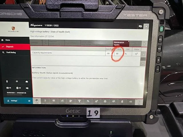 Porsche Taycan 🔋 Baseline for HV Battery SoH Performance (Battery Degradation Data by Taycan Owners) image007
