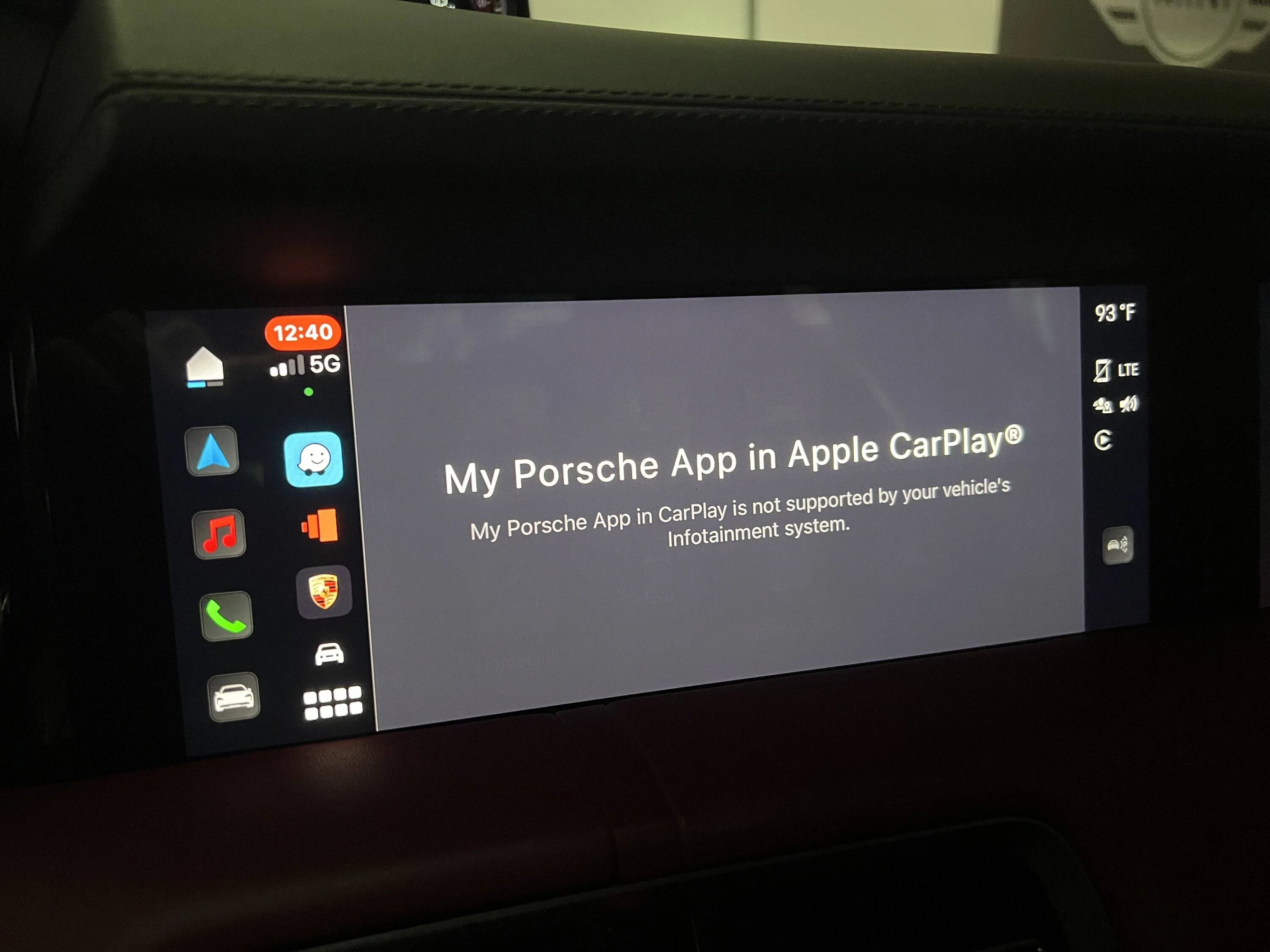 Porsche Taycan CarPlay Update IMG_2516