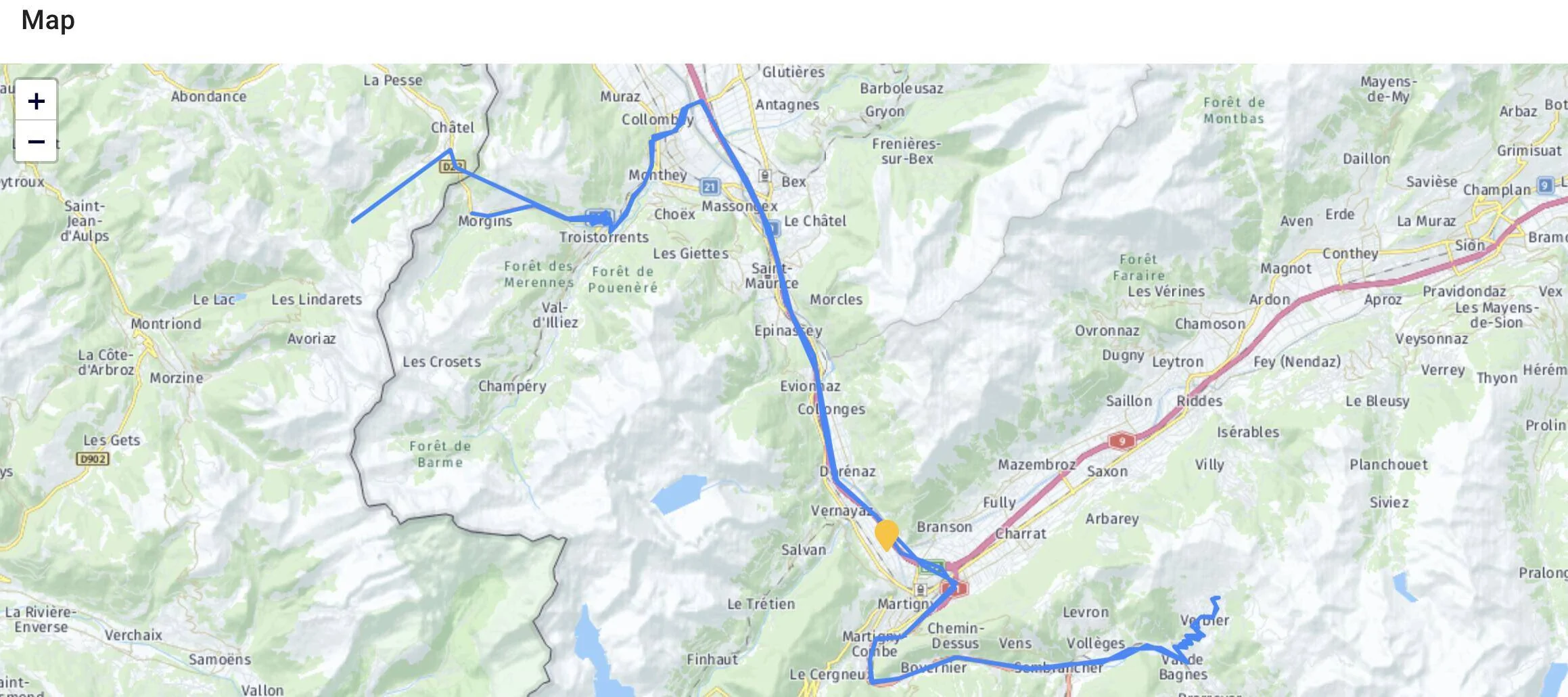 Porsche Taycan Trip logger/maps? 1695571674225