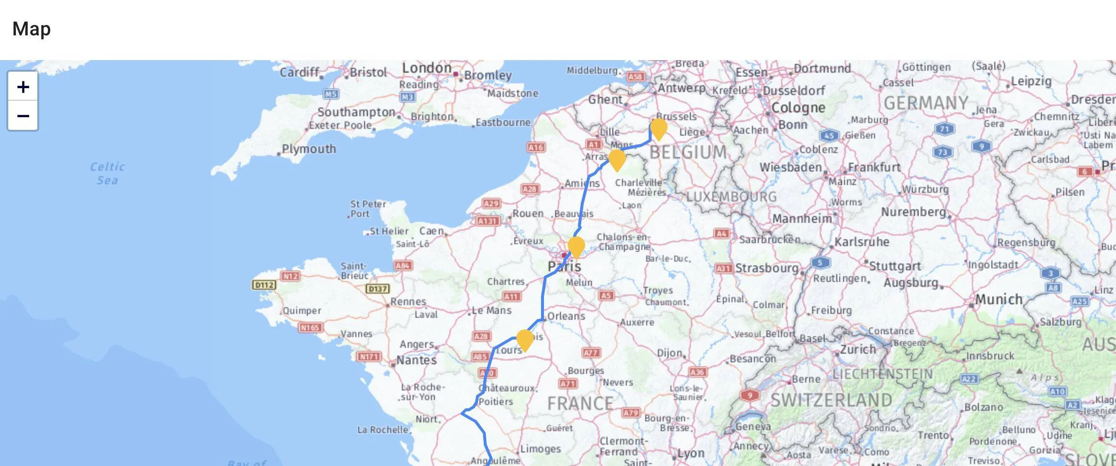 Porsche Taycan Trip logger/maps? 1695571931066