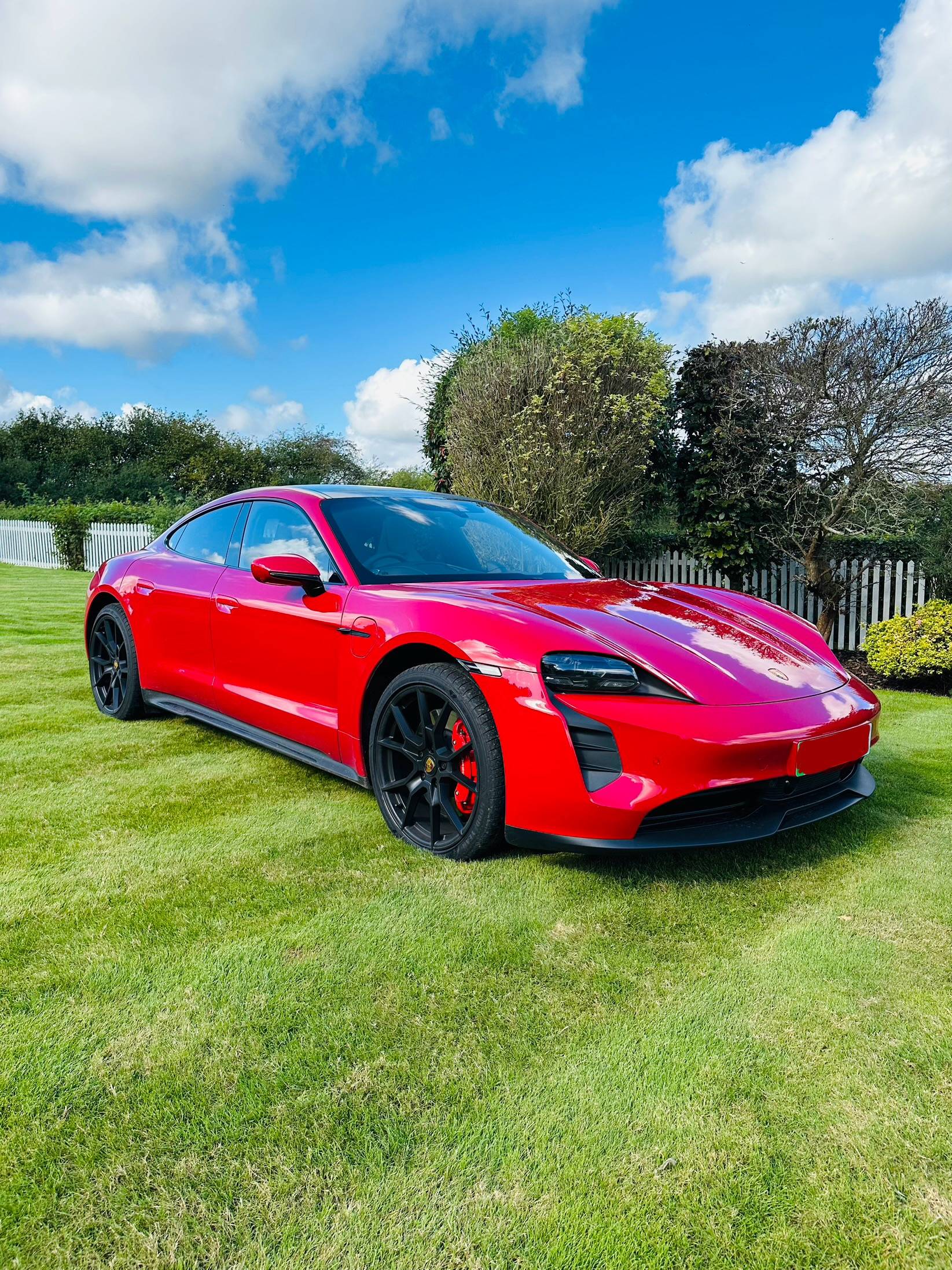 Porsche Taycan MY2024 Taycan GTS Carmine Red arrives and worth the wait! IMG_8404