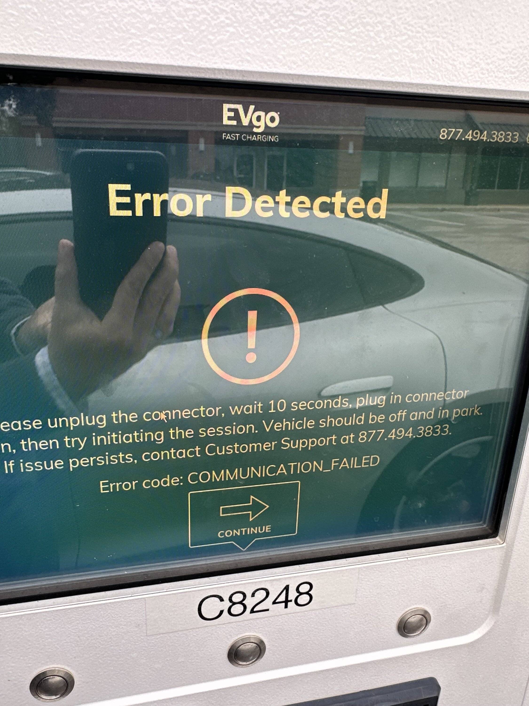 Porsche Taycan "Charging not possible" error IMG_1231