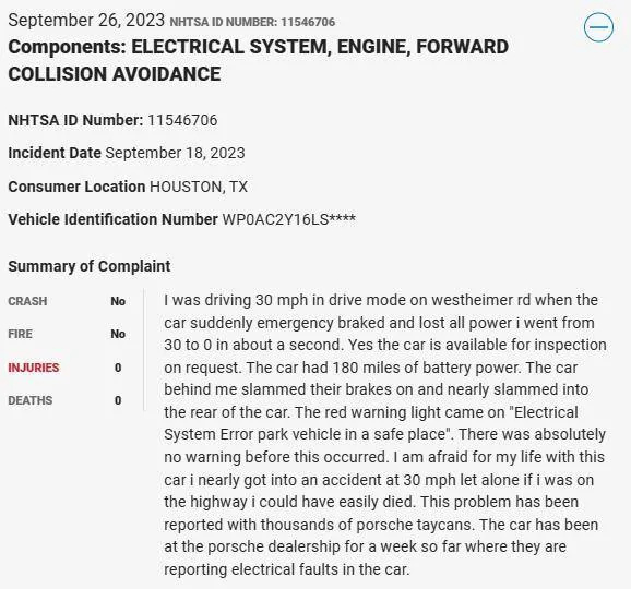 Porsche Taycan Is this what I think it is? Electrical system error 1696042795868