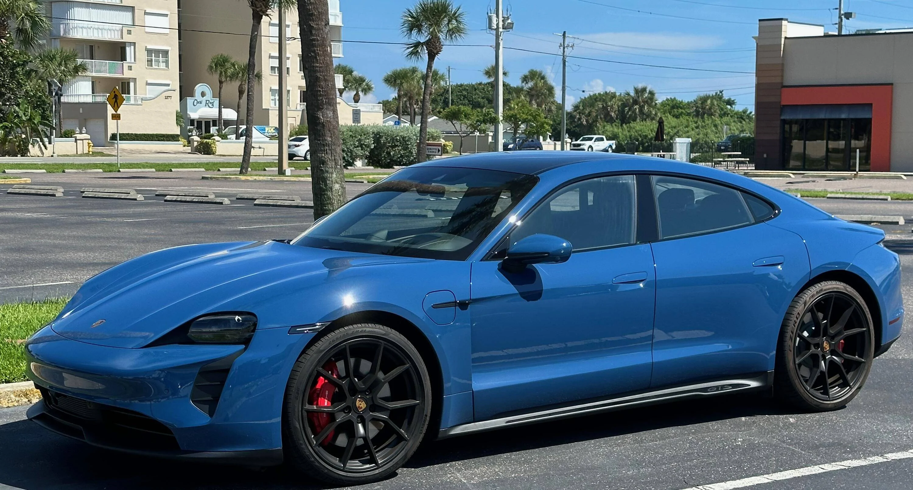 Porsche Taycan the Blue Meanie Taycan GTS Blue Meani
