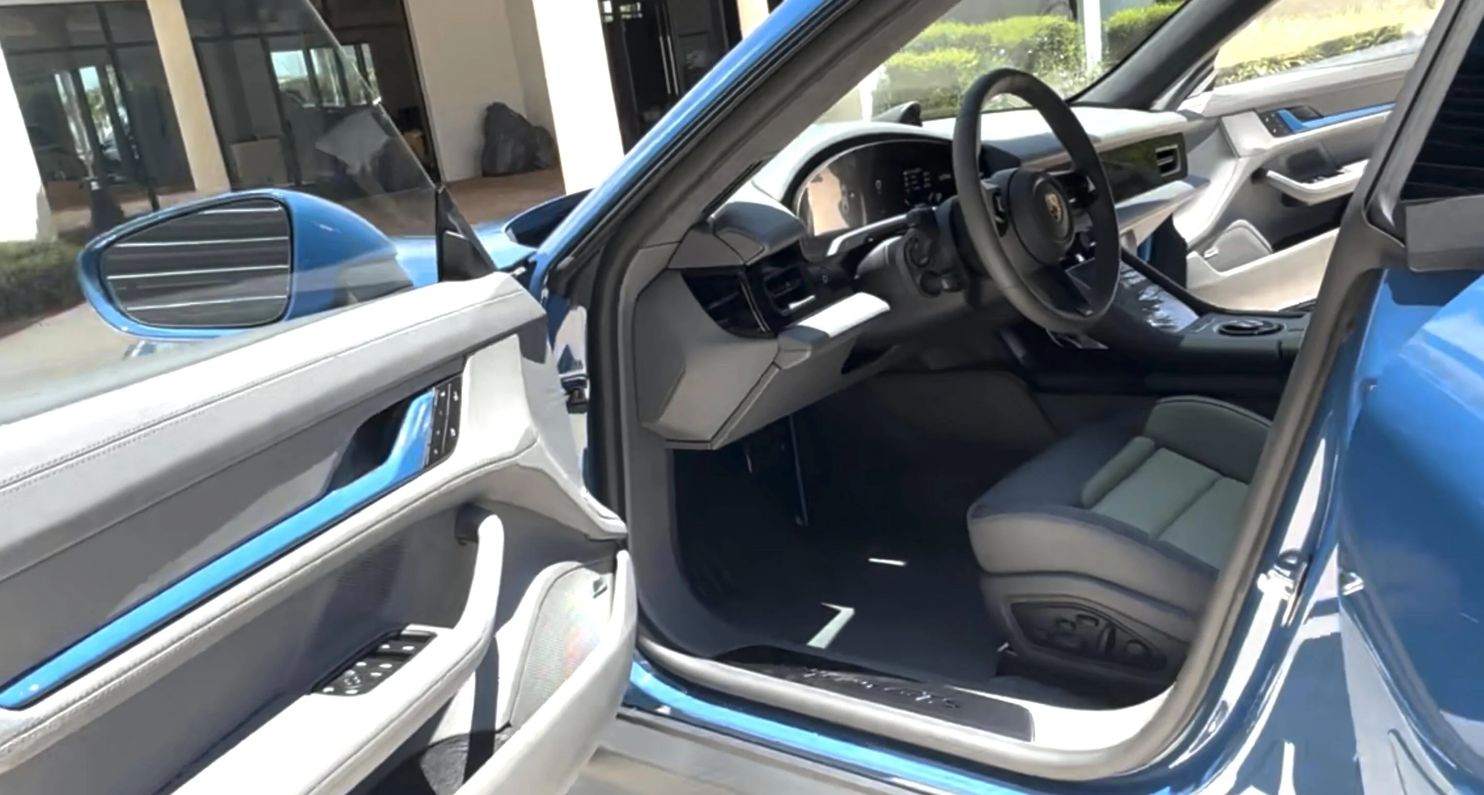 Porsche Taycan the Blue Meanie Taycan GTS Blue Meanie Interior