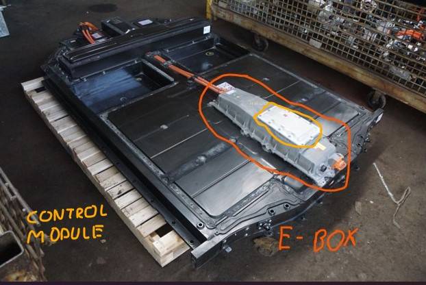 Porsche Taycan Won't Start ebox and control module photo