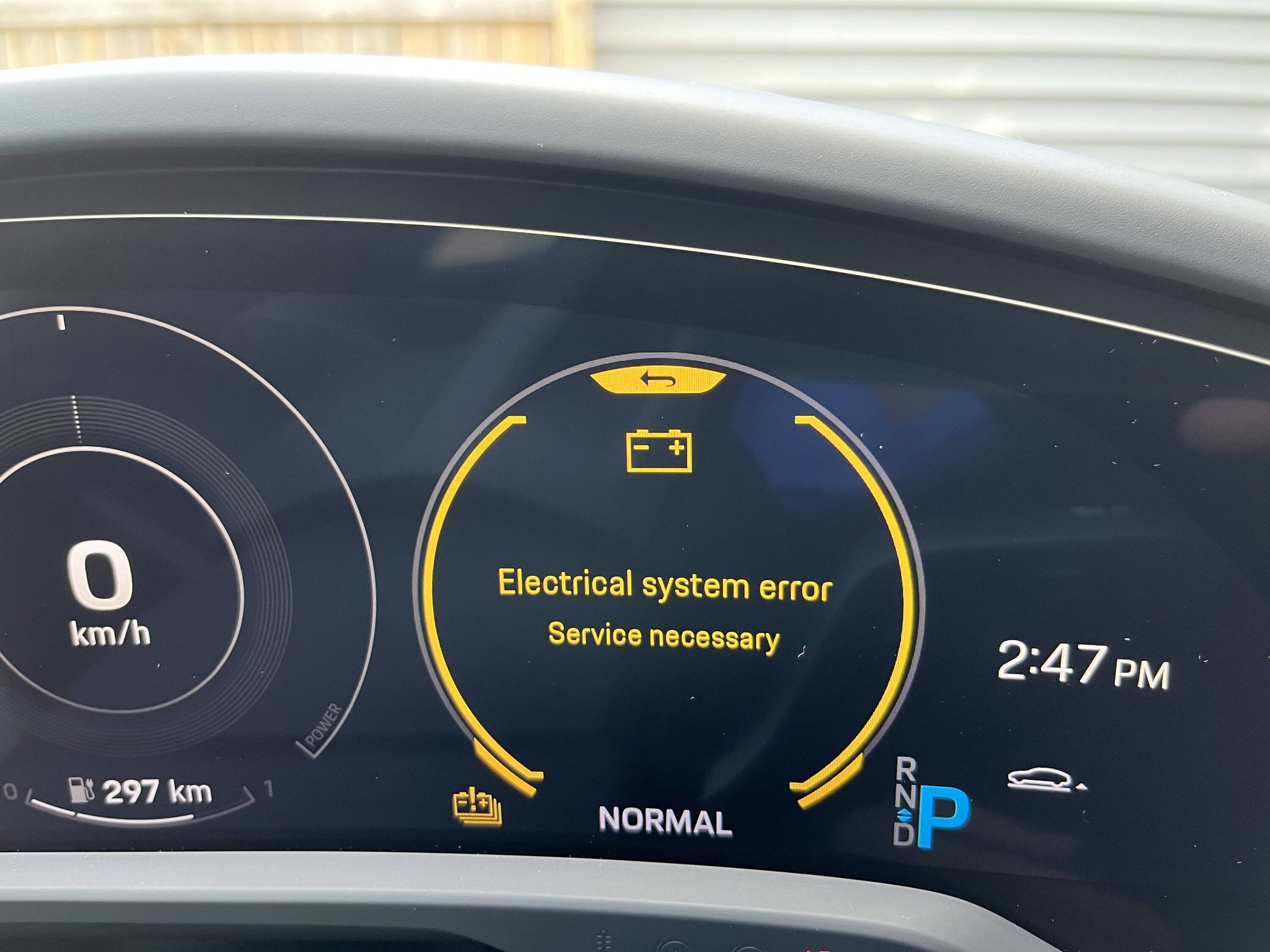 Porsche Taycan Week 2 : Electrical System Fault- park safely IMG_5967