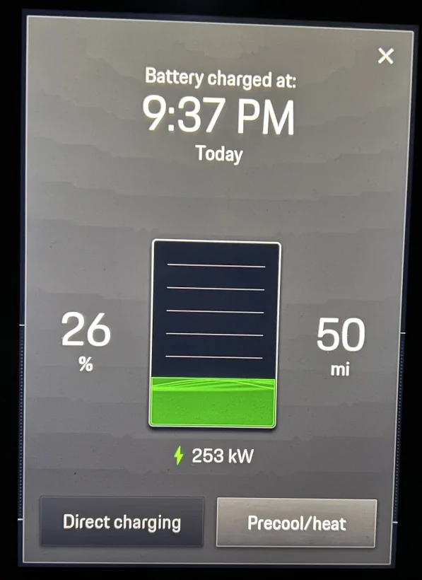 Porsche Taycan High speed charging spotted on facelift Taycan 1696496266363