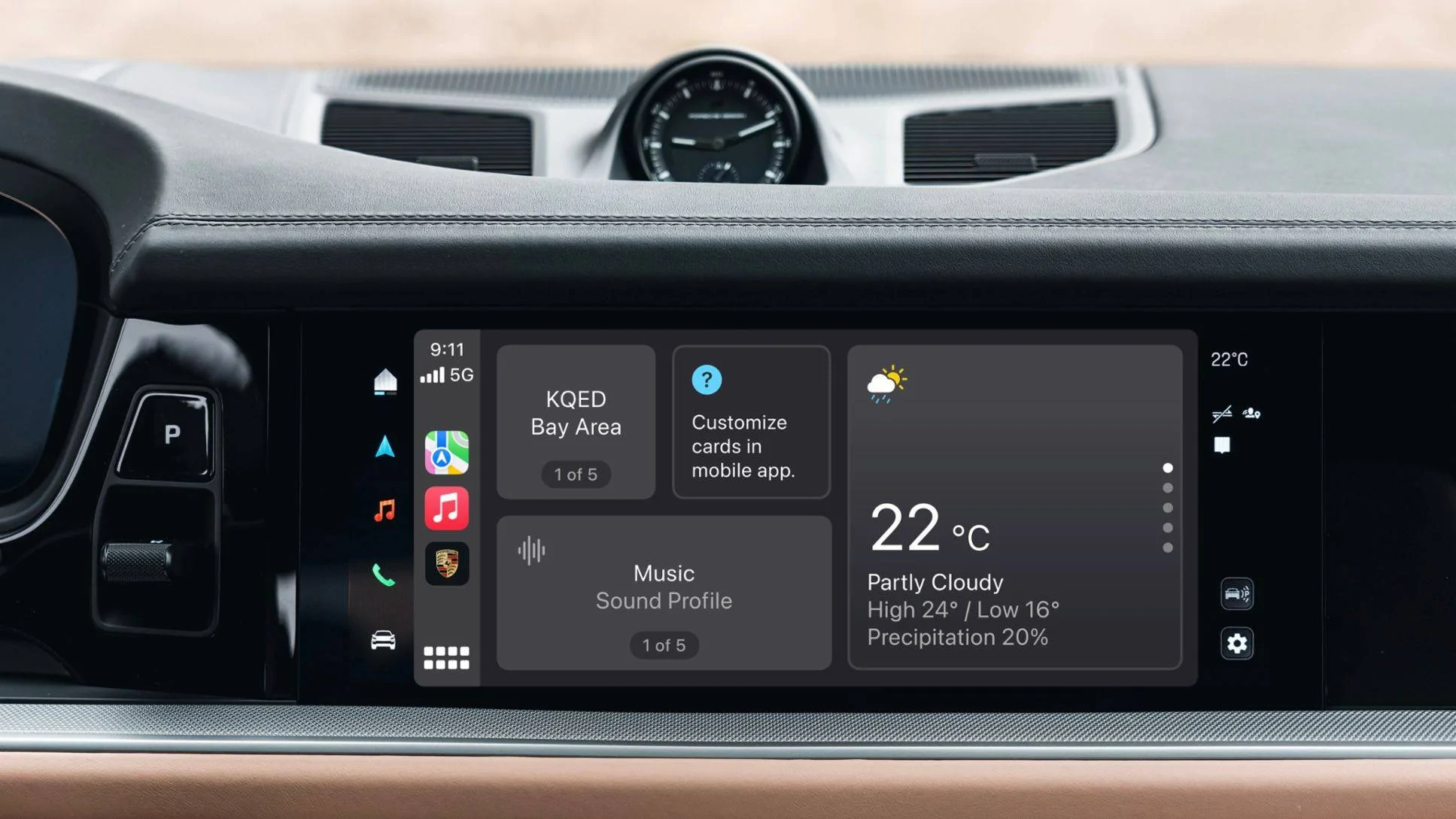 Porsche Taycan My Porsche in Apple CarPlay CarPlay-1-celsius-16zu9