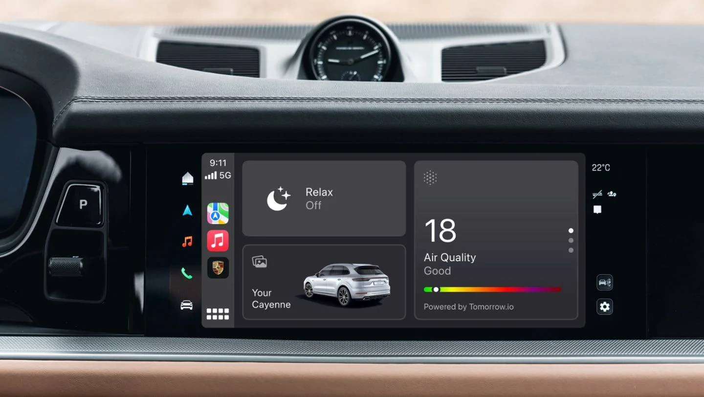 Porsche Taycan My Porsche in Apple CarPlay CarPlay-3-celsius-16zu9
