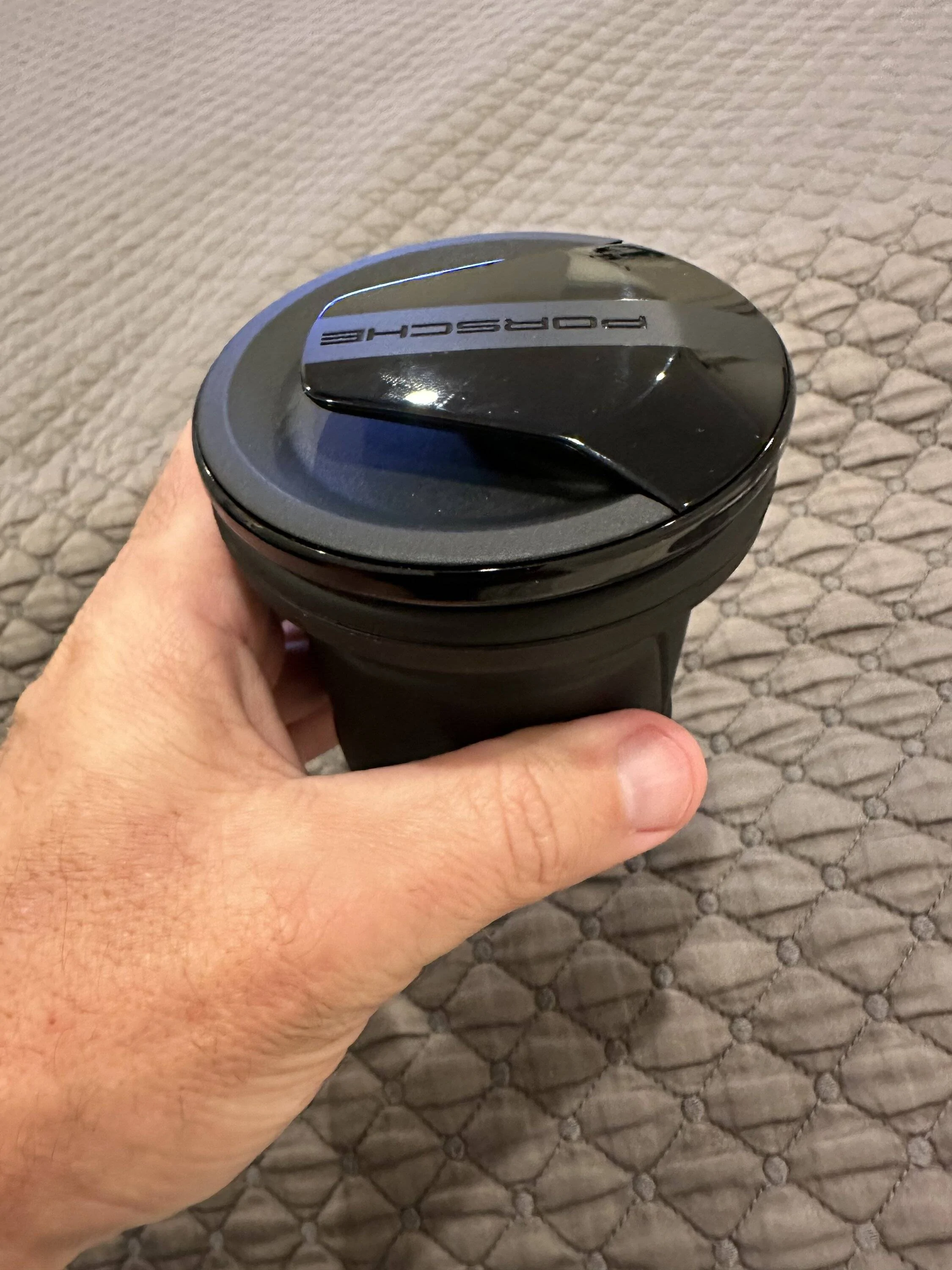 Porsche Taycan Using Ashtray Insert for MagSafe charging - how to modify? IMG_2472