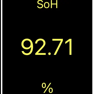 Porsche Taycan SoH increasing over time….. IMG_1379