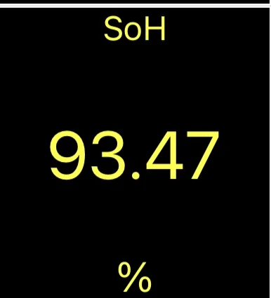 Porsche Taycan SoH increasing over time….. IMG_2986
