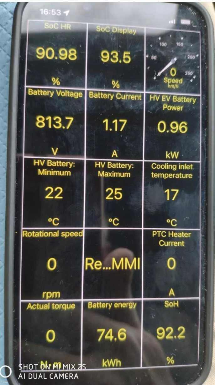 Porsche Taycan Problem on first use of an OBDLink MX+ Screenshot 2023-10-09 at 18.49.18