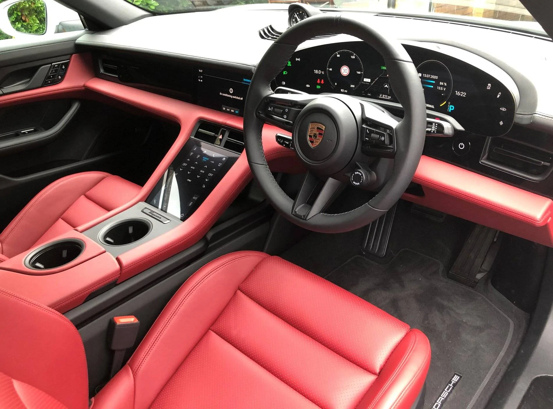 Porsche Taycan A mere 522 day wait but its here! Insid