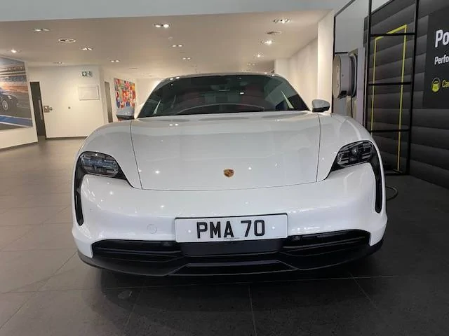 Porsche Taycan very pleased, 4S collected UK IMG_5025