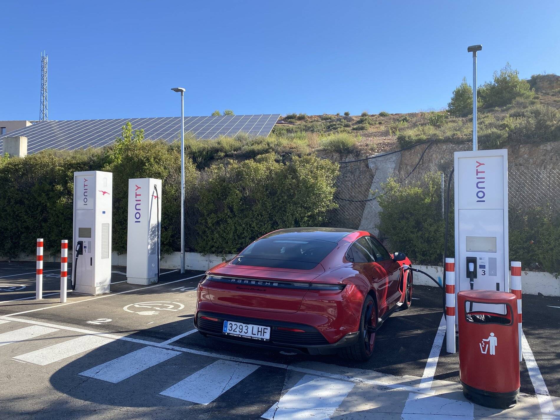 Porsche Taycan Charged today at Ionity station in Ariza, Spain 62133179-2842-49D0-9762-152E532587D6