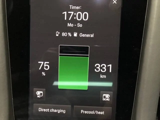 Porsche Taycan How to set to profile to only charge to 85% 7CECBE43-AE37-4DFC-A942-8D60167D27E7