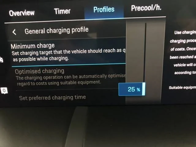 Porsche Taycan How to set to profile to only charge to 85% CF99A243-E807-482F-90D1-5455FE2A9BB4