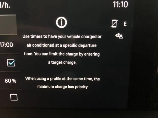 Porsche Taycan How to set to profile to only charge to 85% 540F77CF-4492-42CD-8DD9-E2ED16913F15