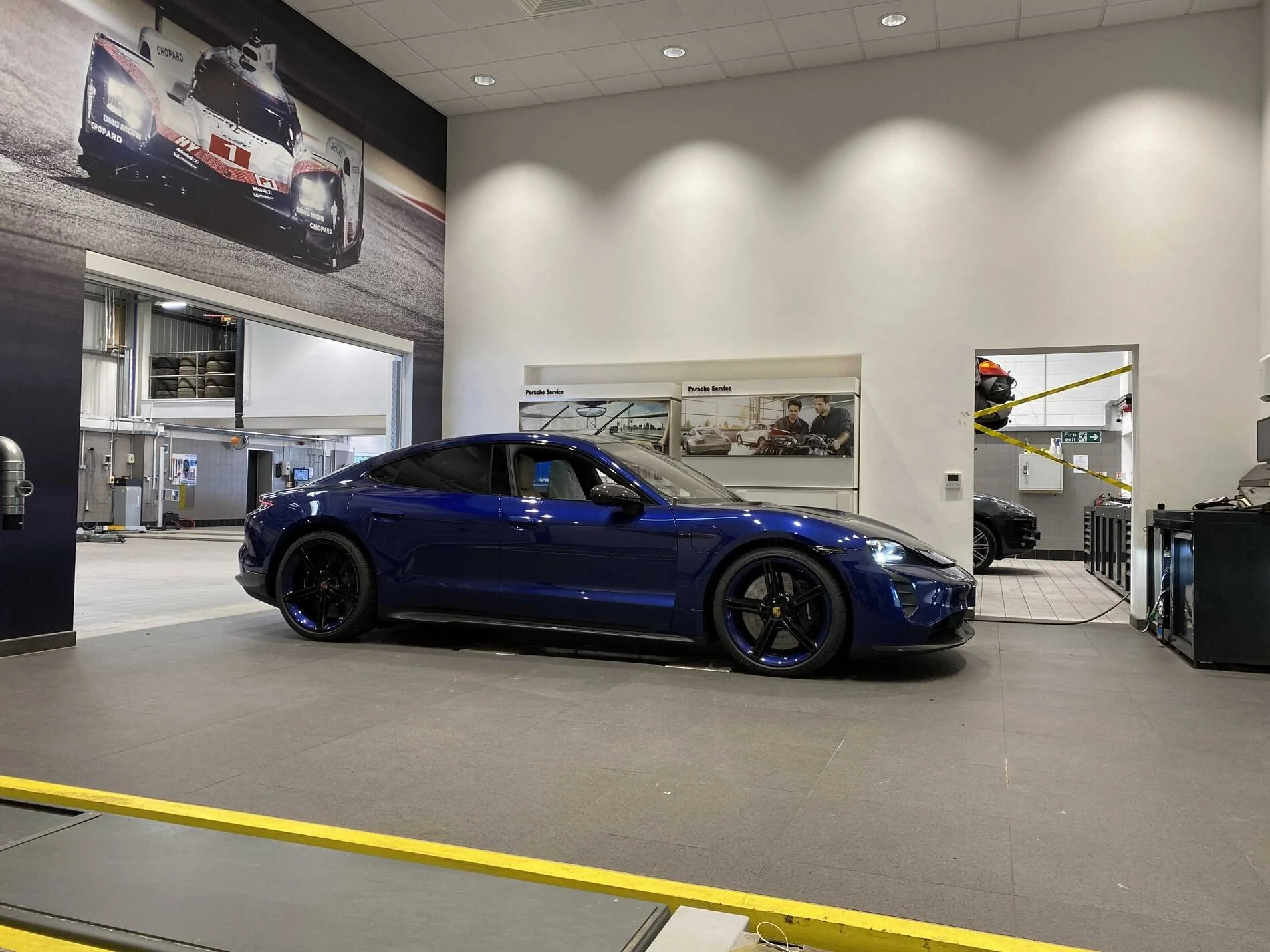 Porsche Taycan Finally... Gentian Blue Turbo S is here! IMG-3949