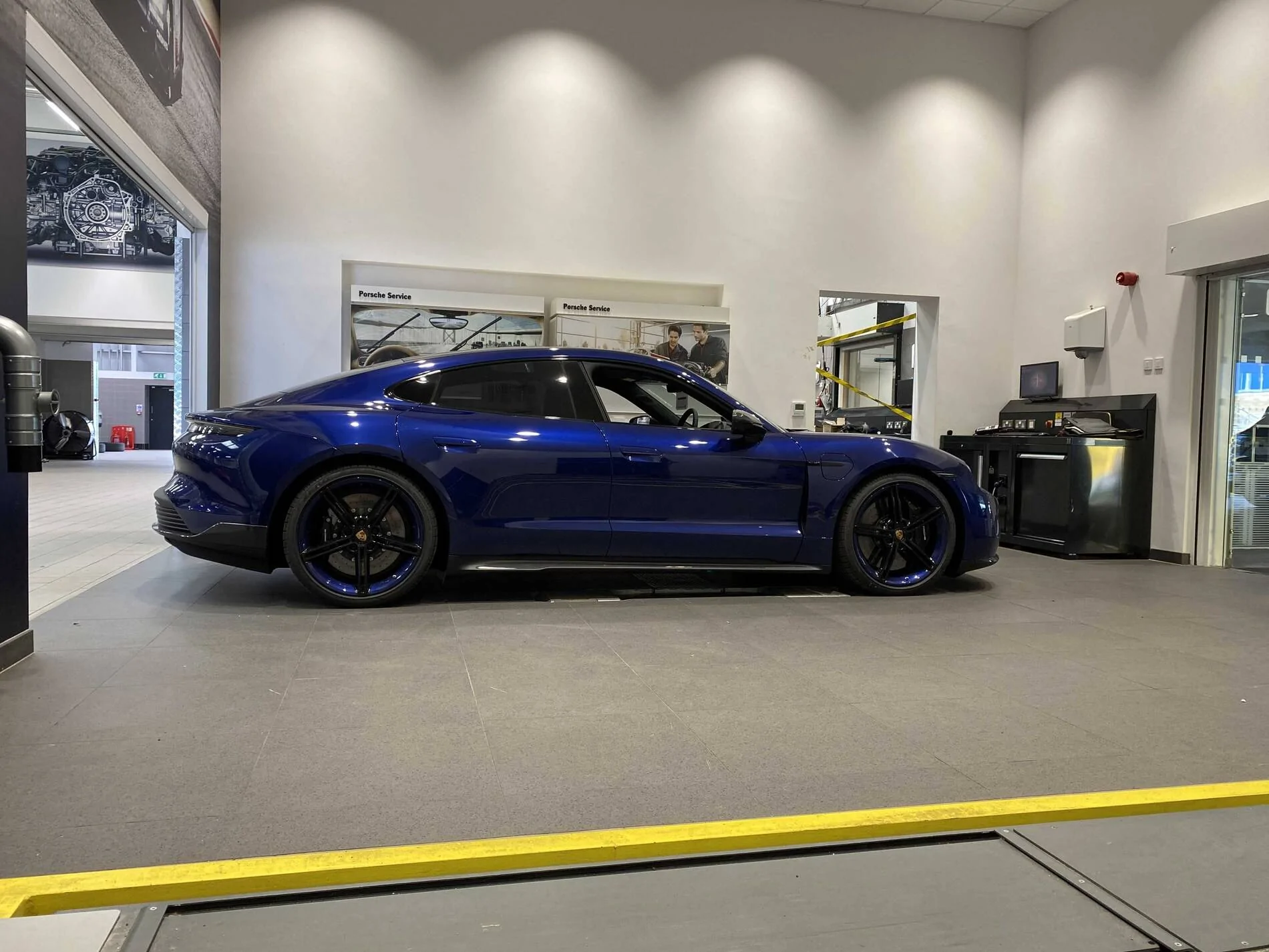 Porsche Taycan Finally... Gentian Blue Turbo S is here! IMG-3954