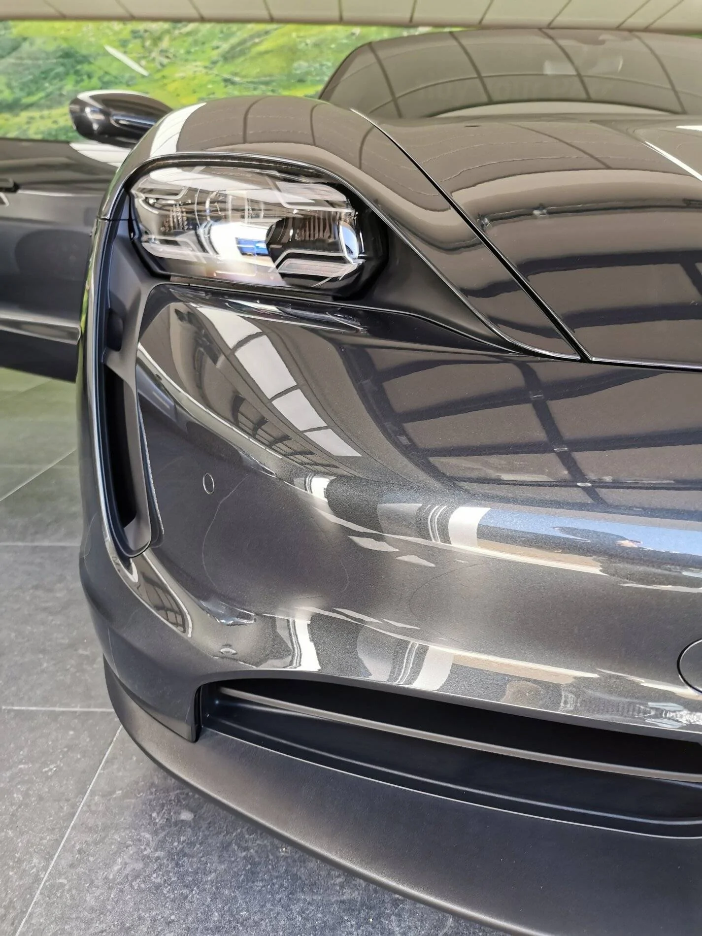 Porsche Taycan 4S volcano grey dropped at dealer - DELIVERY UPDATE IMG_20200731_103709