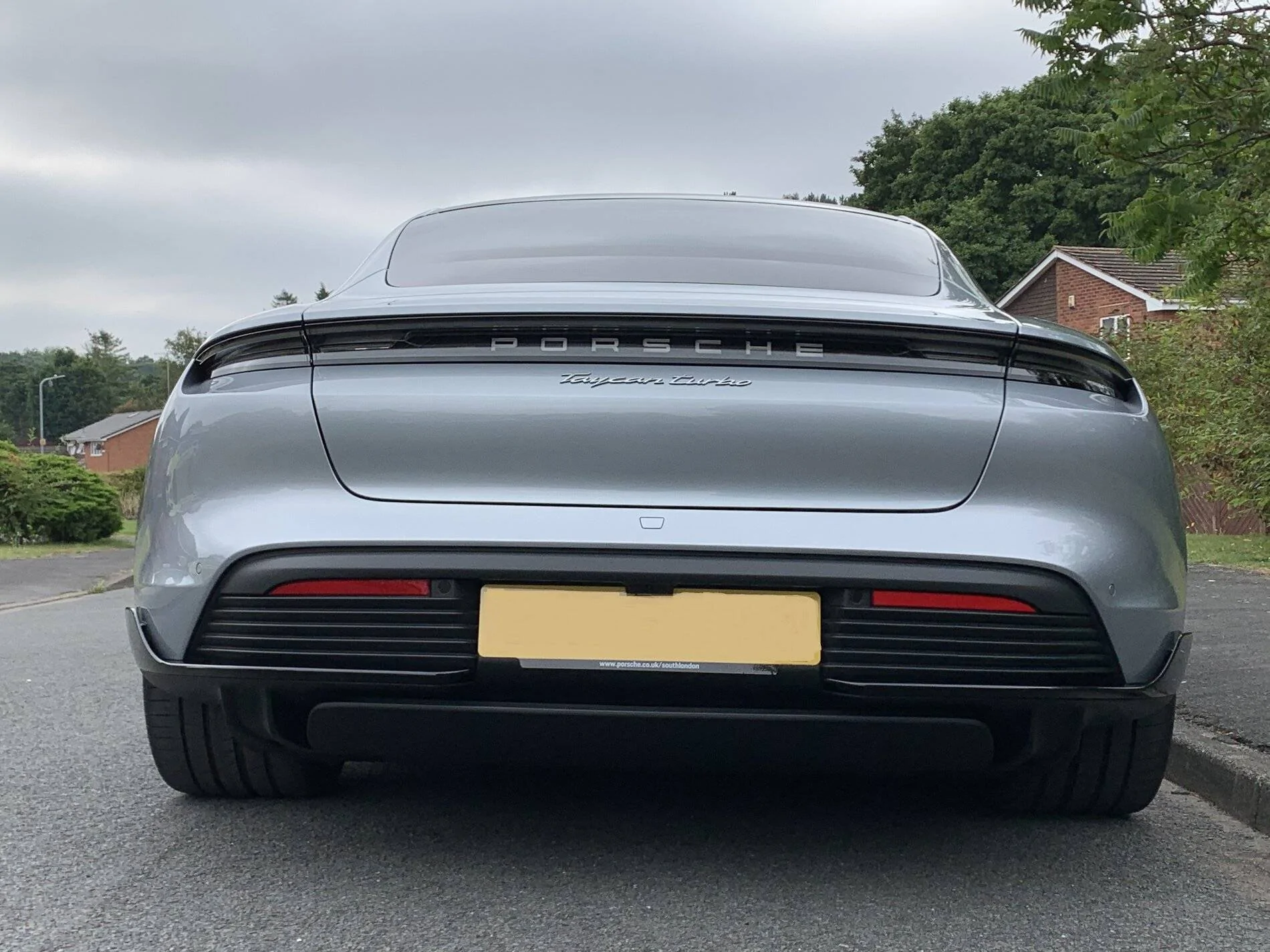 Porsche Taycan SportDesign Package Evie - Back View Dan