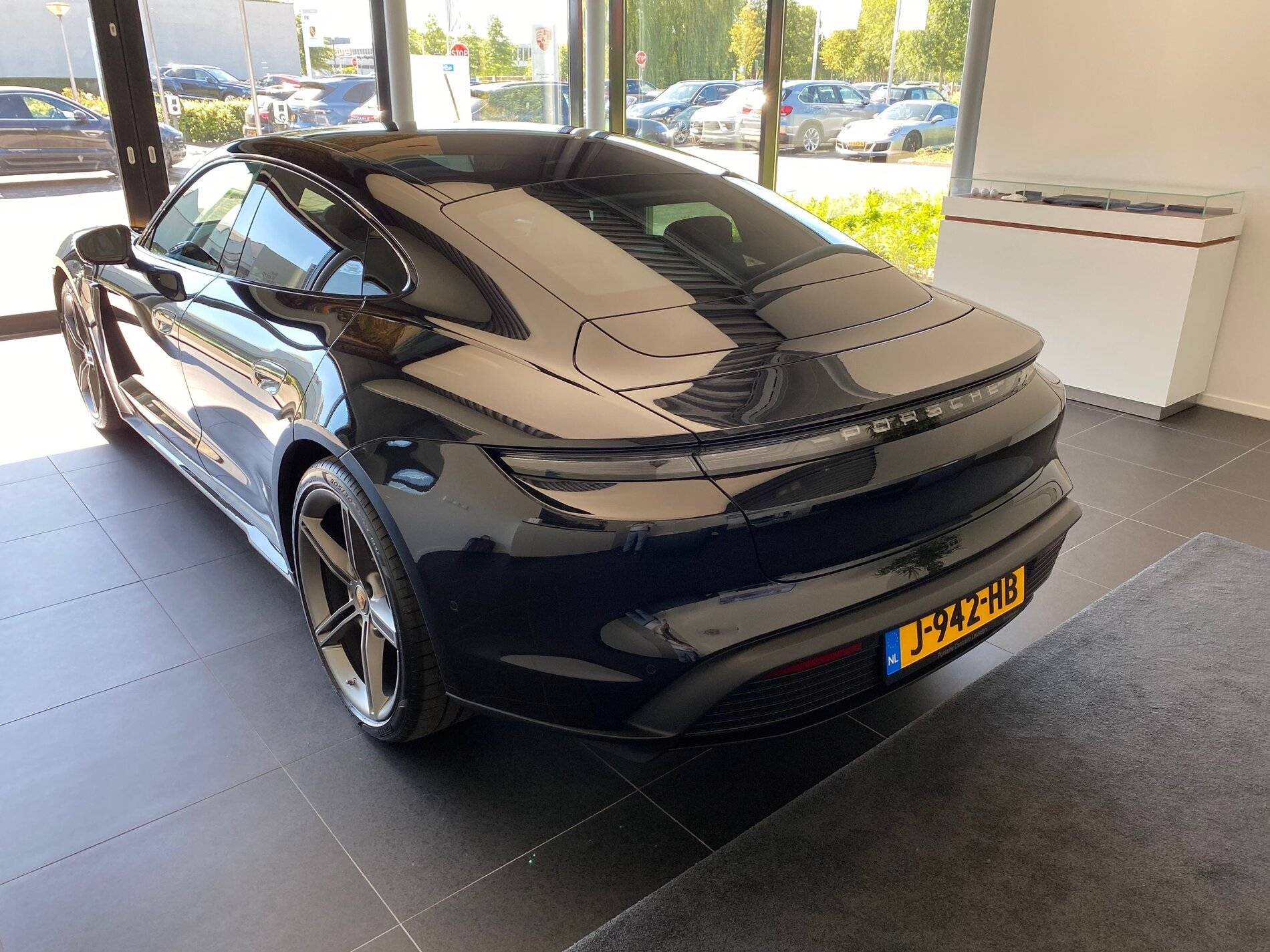 Porsche Taycan Just got my black Taycan 4S delivered IMG_3181