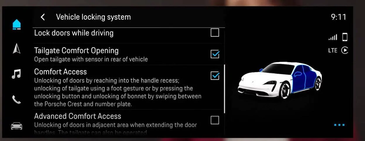 Porsche Taycan 90 day update on MY23 1697029102848