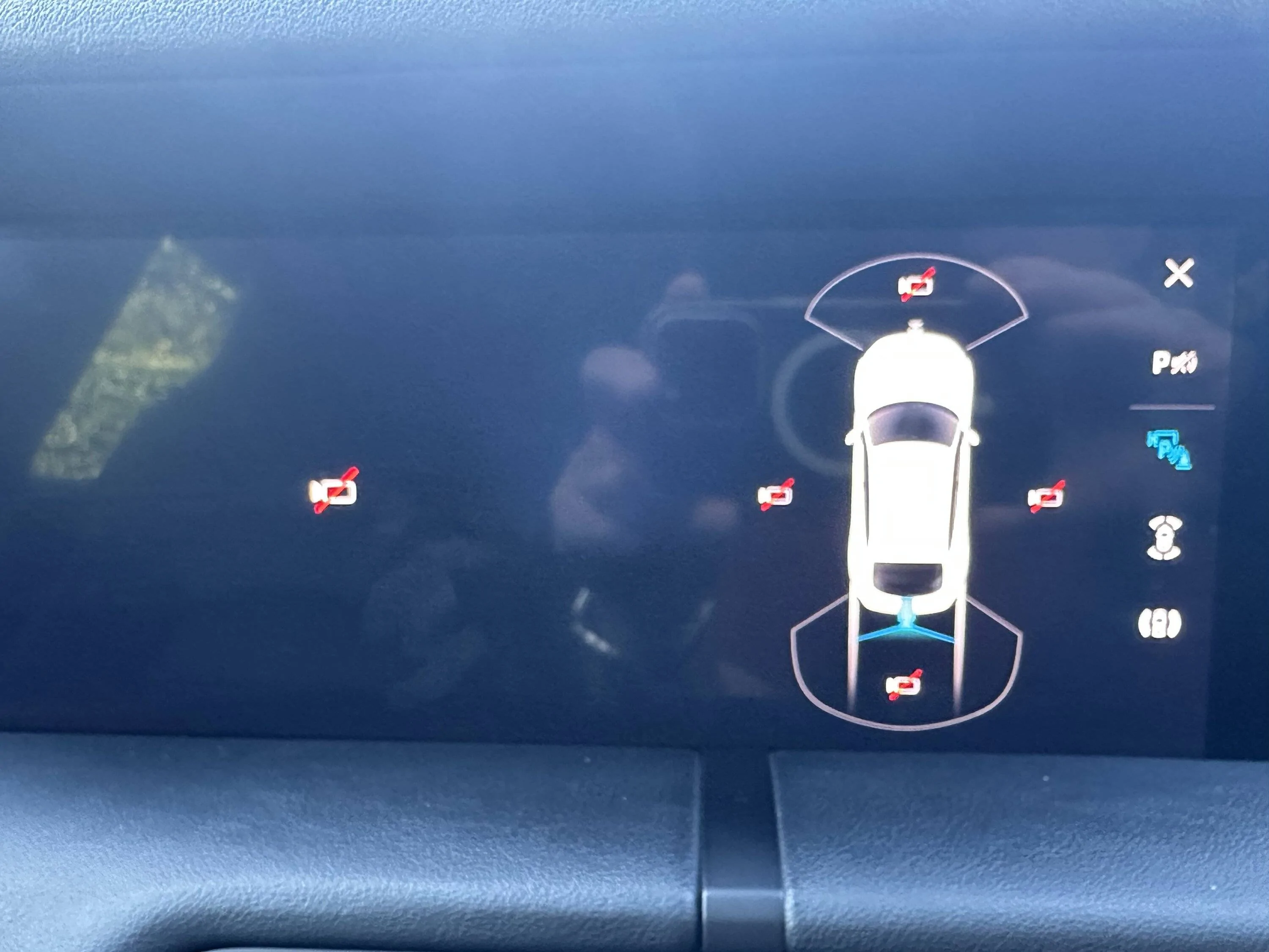 Porsche Taycan SURROUND VIEW PARKING CAMERA FAILURES IMG_1252