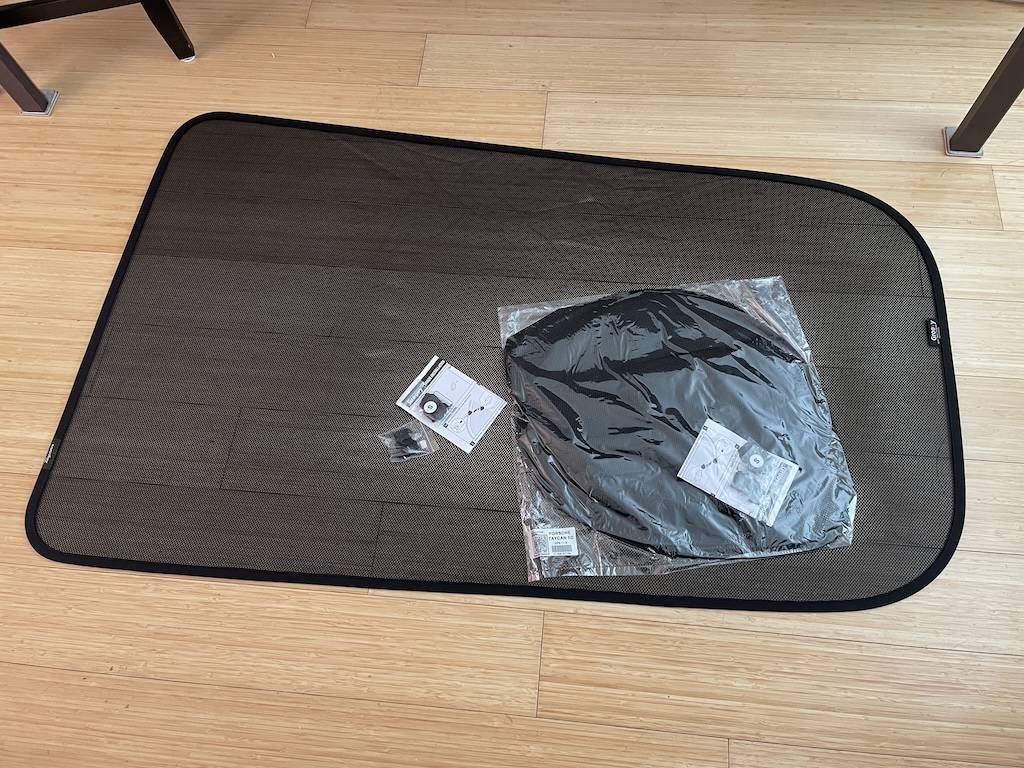 Porsche Taycan SOLD.... Panoramic Roof Shade for TAYCAN CROSS TURISMO one for sale.JPG