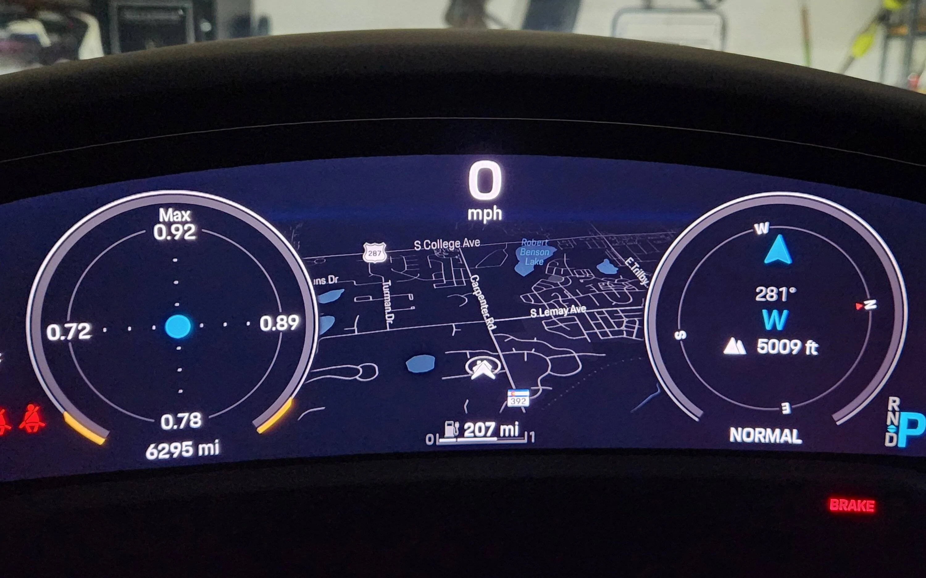 Porsche Taycan Did you know your Taycan has a compass and altimeter? 20231018_184759
