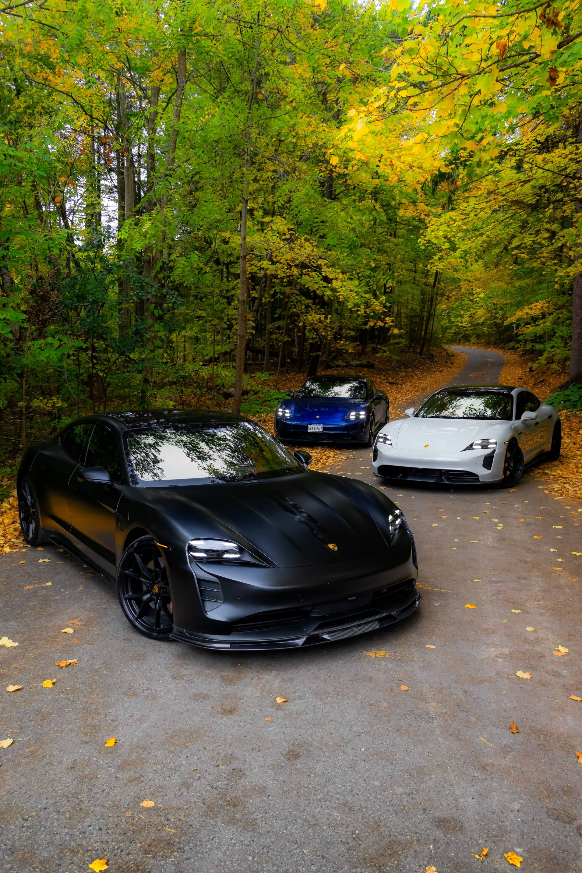 Porsche Taycan Toronto area photoshoot with 3 GTS' IMG_3570