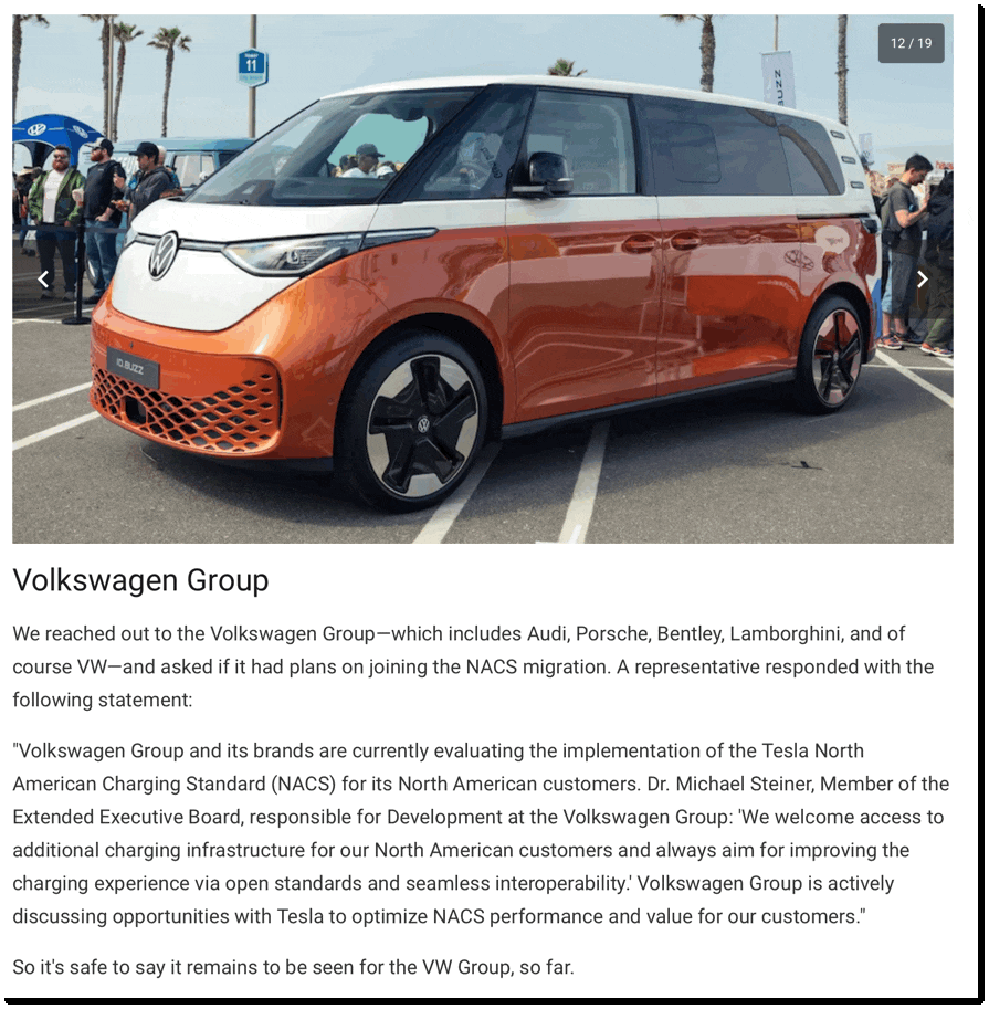 Porsche Taycan GM follows Ford with NACS Tesla charge port adoption -- time to ditch CCS1 (at least the physcial design) 2023-10-24_12-44-48