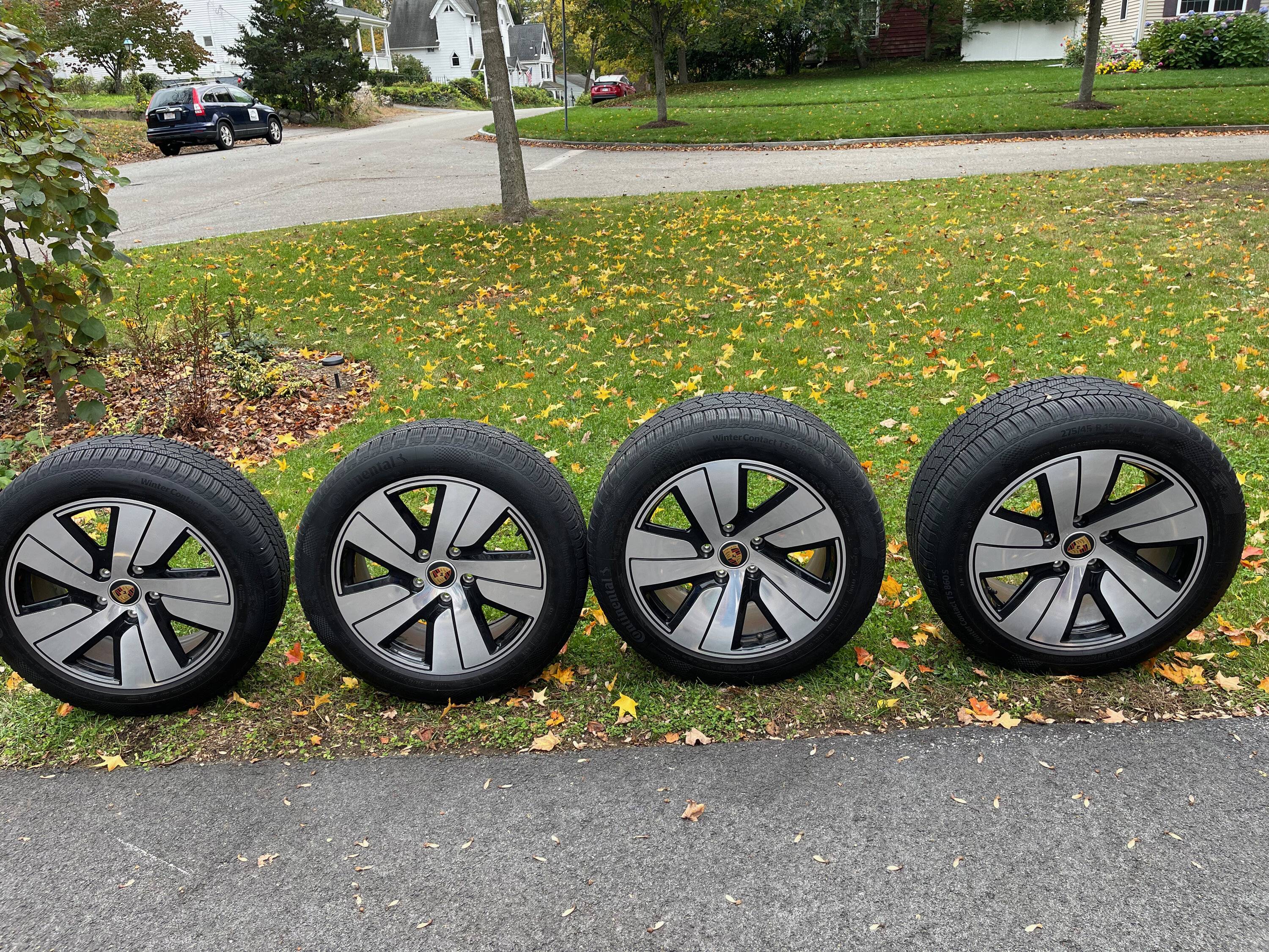 Porsche Taycan SOLD $1500 OBO 4 NEW Genuine OEM 19" Porsche Taycan Wheels & Tires 225/55R19 & 275/45/19 (9J1) Library - 13 of 21