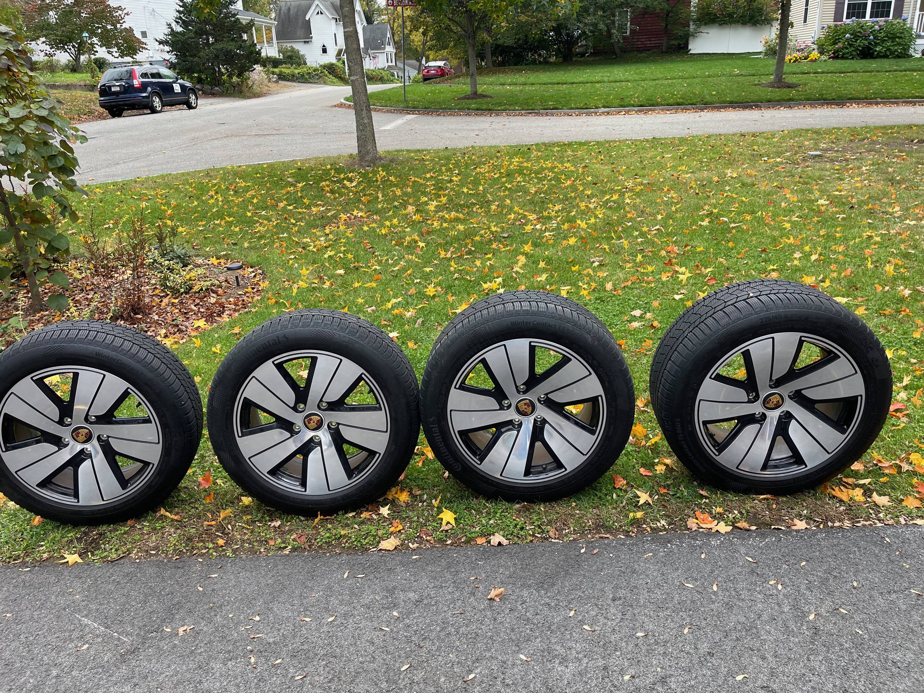 Porsche Taycan SOLD $1500 OBO 4 NEW Genuine OEM 19" Porsche Taycan Wheels & Tires 225/55R19 & 275/45/19 (9J1) Library - 12 of 21