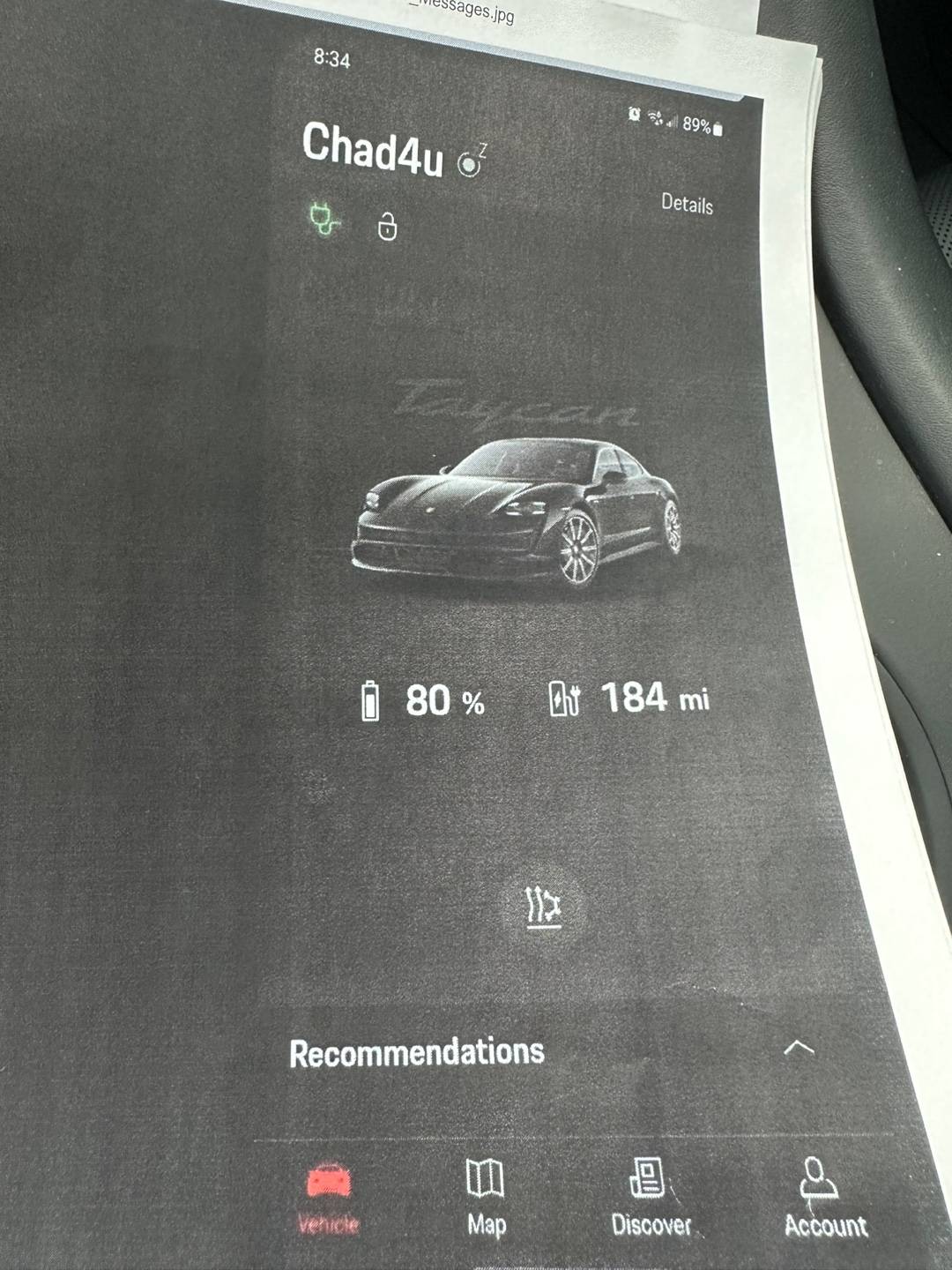 Porsche Taycan How much KWh performance battery plus charges at 80%? KakaoTalk_20231027_203158866