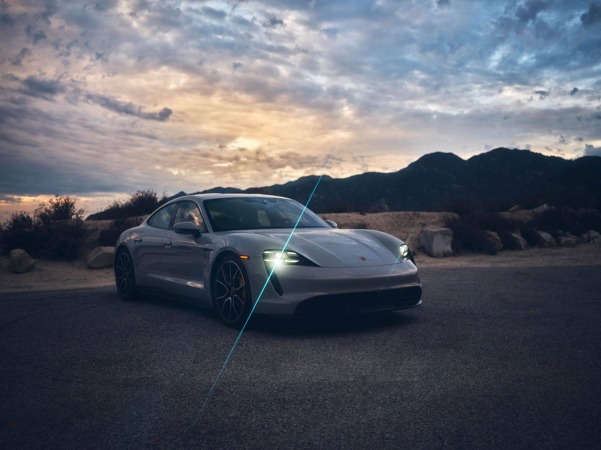 Porsche Taycan Porsche Taycan Turbo S is Road & Track's Over-$100,000 2024 Performance EV of the Year 2023-porsche-taycan-turbo-s-21-653ab26825c58