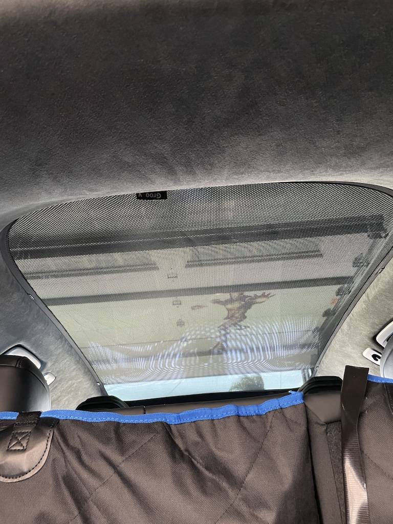 Porsche Taycan SOLD.... Panoramic Roof Shade for TAYCAN CROSS TURISMO IMG_1007.JPG