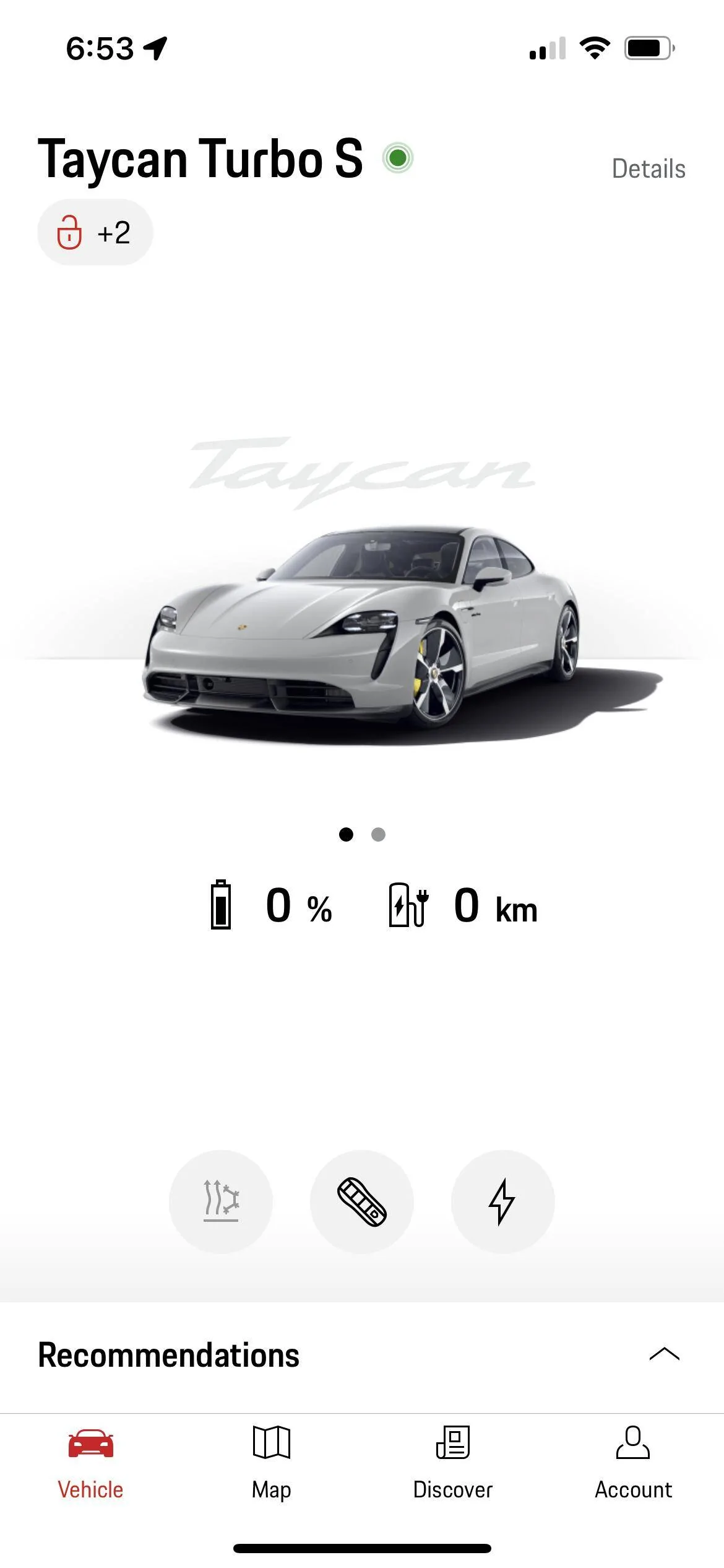 Porsche Taycan 0% range left IMG_6348