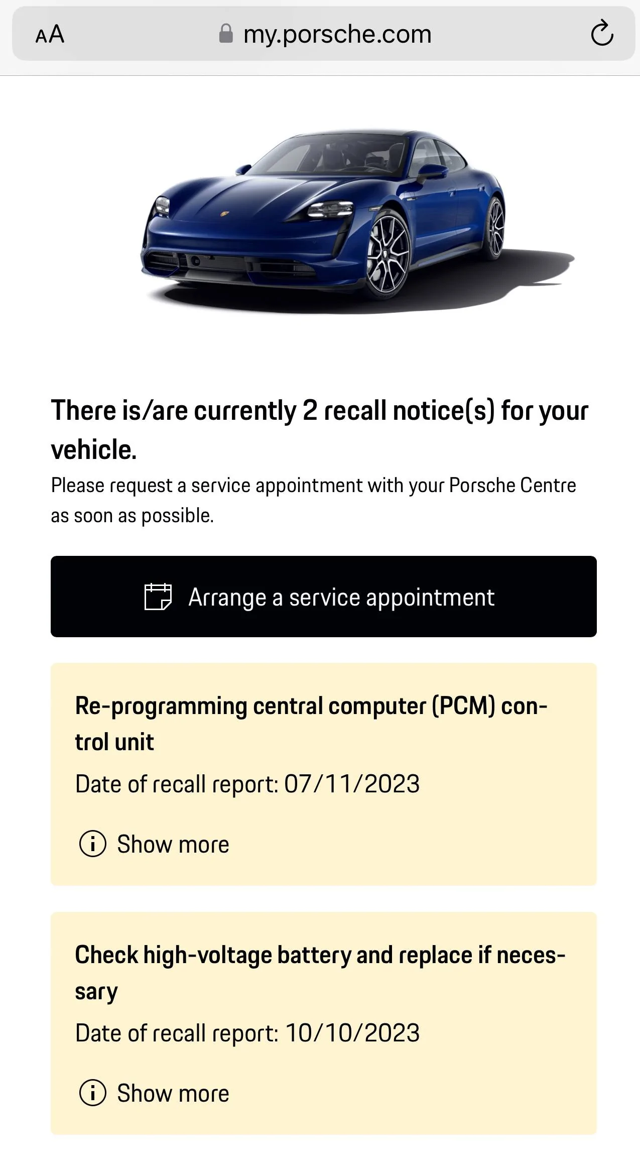 Porsche Taycan RE-CALL IMG_0044