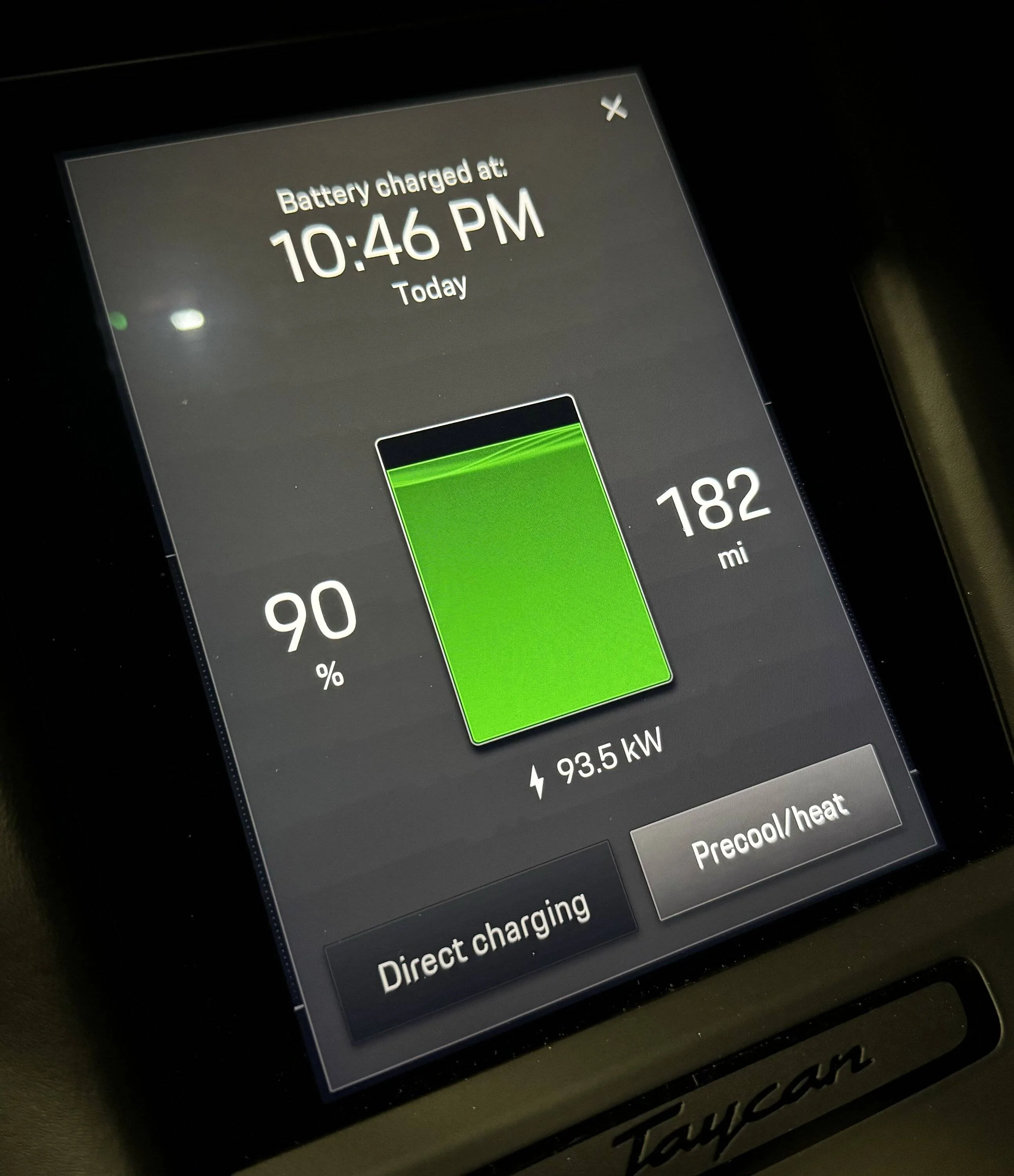 Porsche Taycan Continue to be impressed with Taycan charging curve IMG_0975
